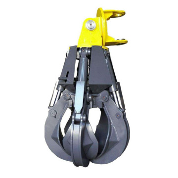 Takeuchi TB216 Excavator with Steel Scrap Grab and Polyp Grapple