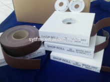 close coated abrasive cloth roll for hand use/Shop roll/emery cloth roll
