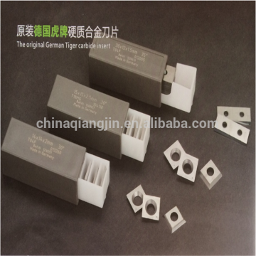 Germany TIGRA curred spiral planer blades for woodworking machinery