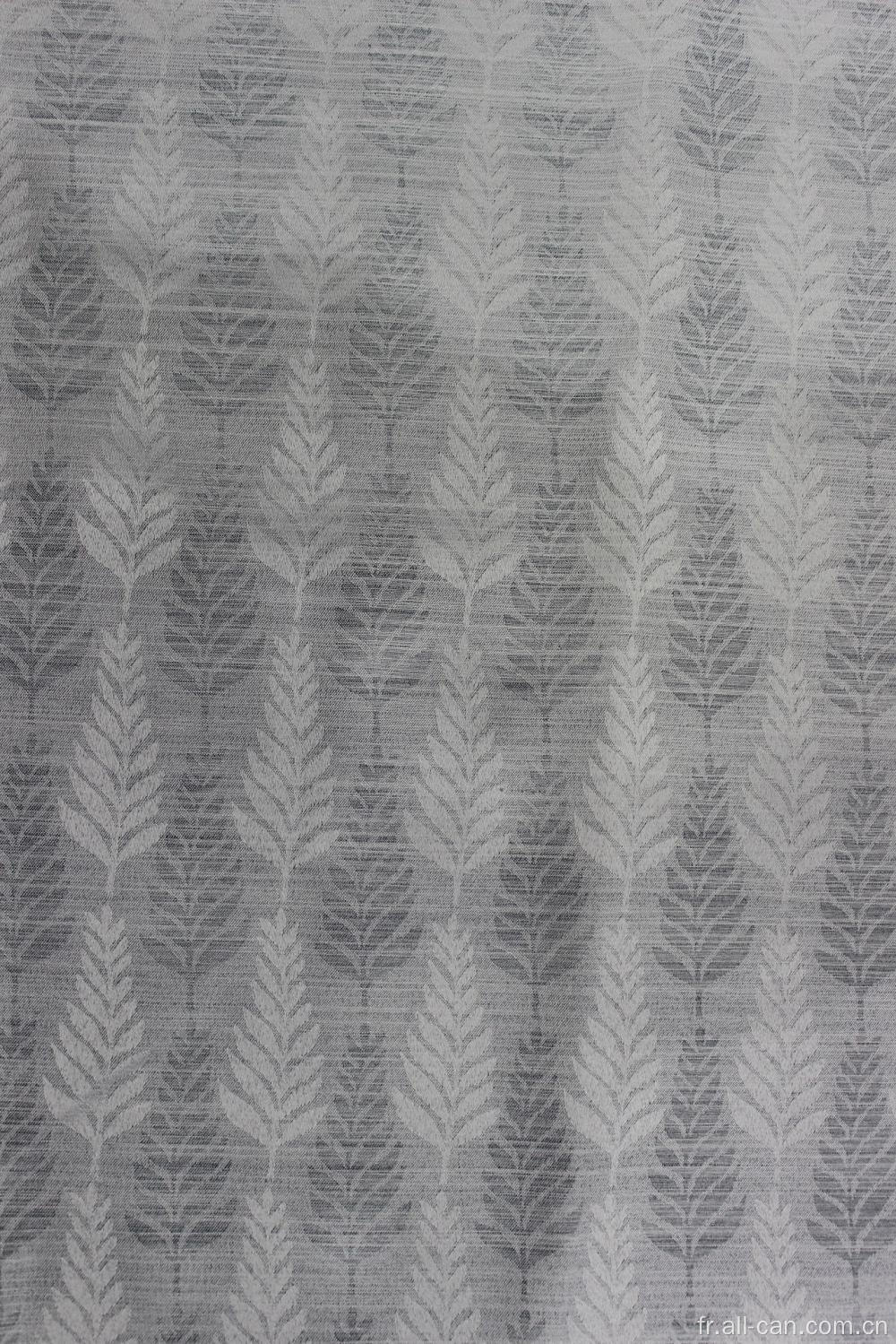 Tissu de rideau de revêtement Jacquard