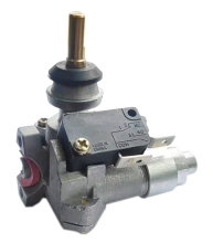 Built in valve safety flameout protection valve