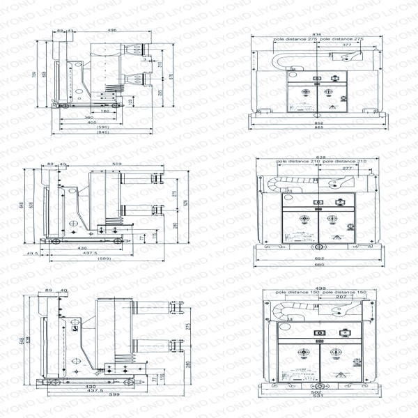 China Manufacturer - Indoor 10kV 11kV 12kV 3-pole Recloser ZN63A VCB High Voltage Vacuum Circuit Breaker