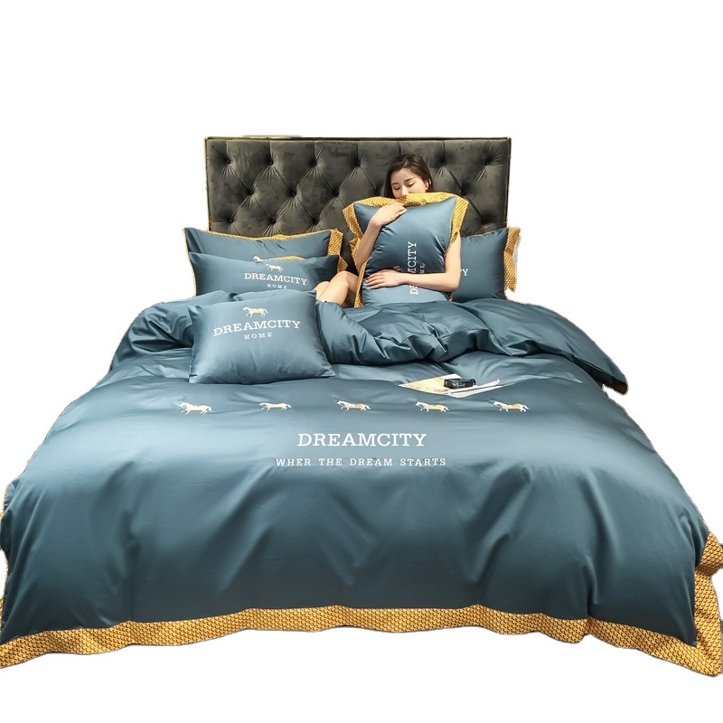 Patchwork long stapled bedsheet cotton
