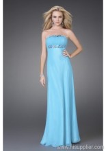 Chiffon Strapless Prom Dresses?