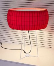 Modern fabric table lamp