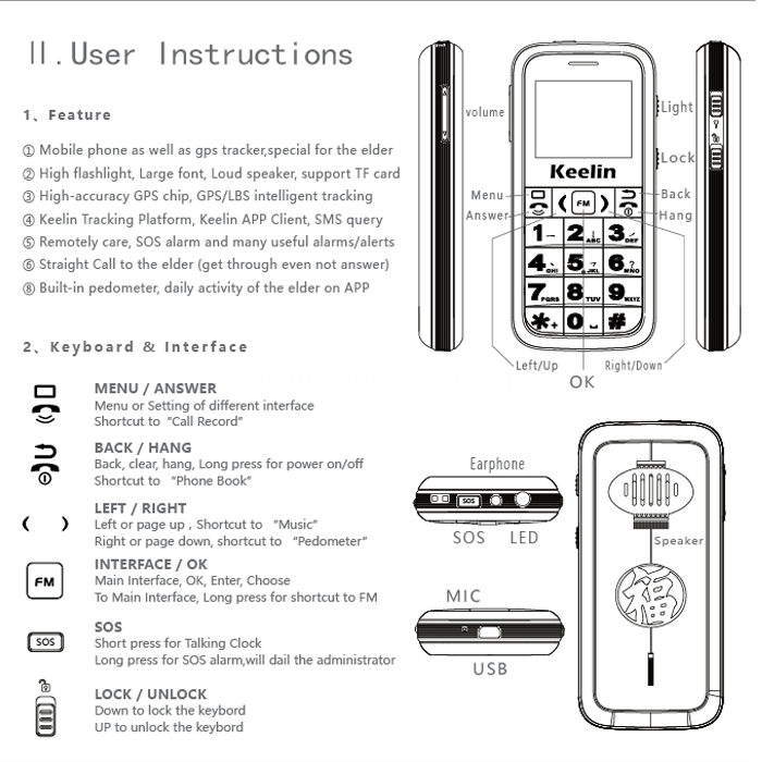 Instrukcja użytkownika GPS Tracker telefonu