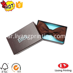 القوس التعادل مربع مع غطاء bow tie box with lid