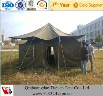 Double fly double fold ridge tent