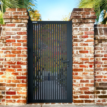 Sleek Aluminum Walkway Gate: Modern, Low Maintenance Design