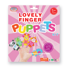 DIY Customizable Finger Puppet Kit: Create Adorable Five-Finger Puppets for Kids