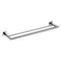 Brass double towel rack for shower