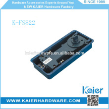 Serviceable floor spring for glass door