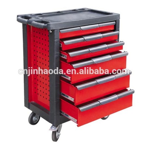 professional excel rolling tool cart with drawers and wheels