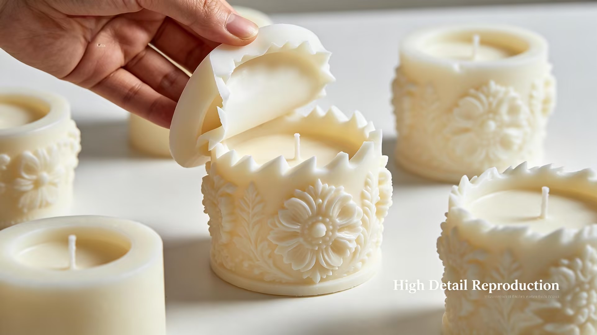 Candle Mold Silicone Rubber 5 Candle Mold Silicone Rubber 5