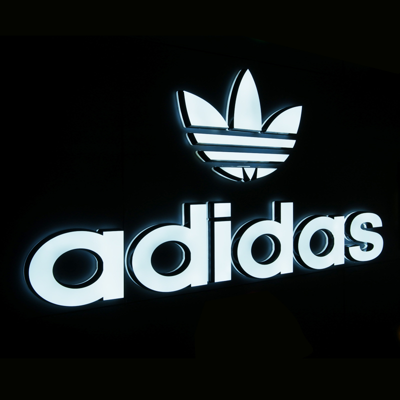 3D Brand Logo Custom Led Lighting Electronic Signage Full Acrylic Light Up Sign Letter Led Logo Sign