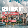 Frete oceânico de Guangzhou para Istambul Turquia