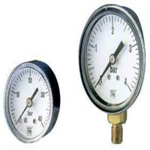 New Nuova FIMA Bourdon Tube Pressure Gauge Model MGS10 with 100mm Diameter