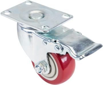 75mm Heavy Duty PU Brakes Castors