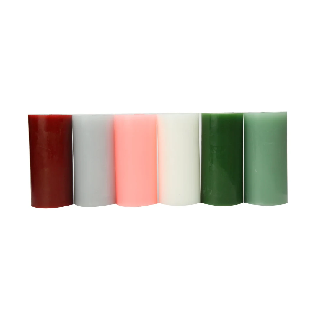 Classic Color Pillar Candles Scented Private Label Decorative Pillar Candle