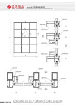 Modern JM155 Visible Frame Aluminum Curtain Wall Profiles