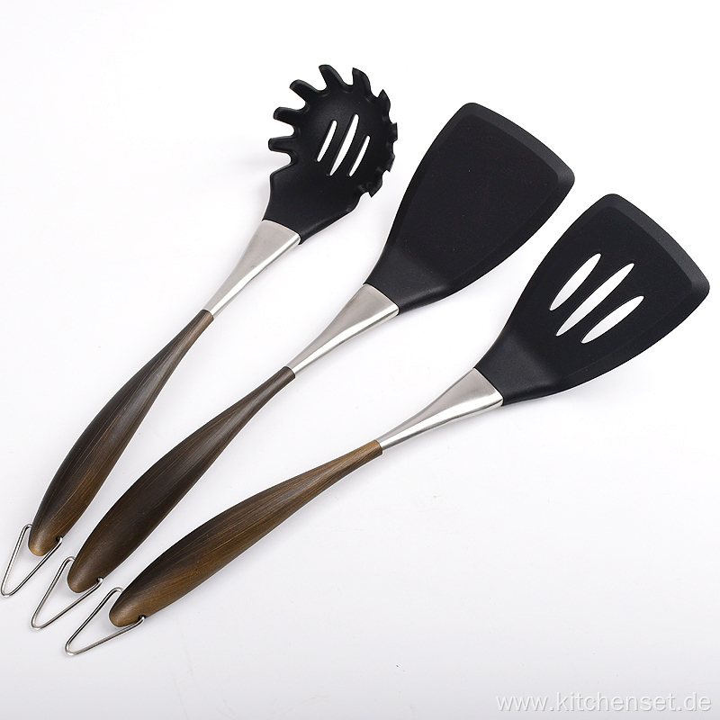 stainless steel kitchen tools silicone utensil set