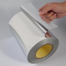 Metallised BOPP Rubber Based Permanent Yellow Glassine