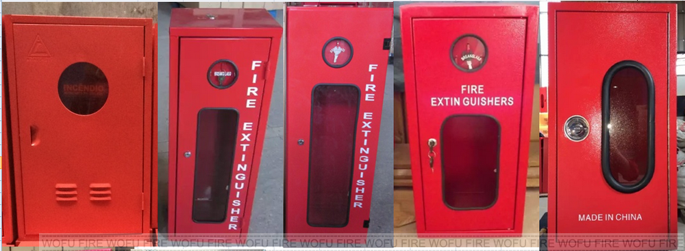 5-9KG single steel fire fighting extinguisher cabinet