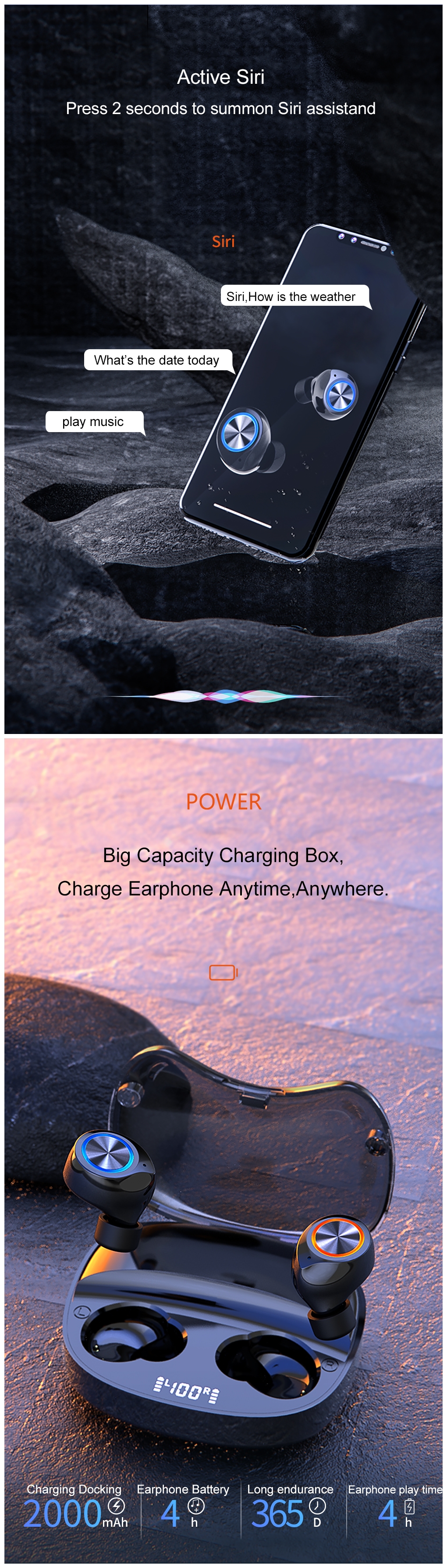 Wireless Earbuds With Power Bank 11