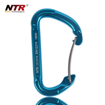 NTR flat wire gate aluminium & magnesium ally carabiner