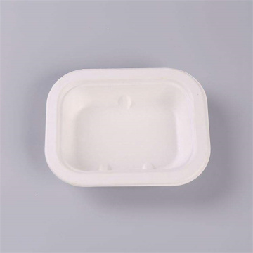 Disposable bagasse mold pulp fast paper food tray