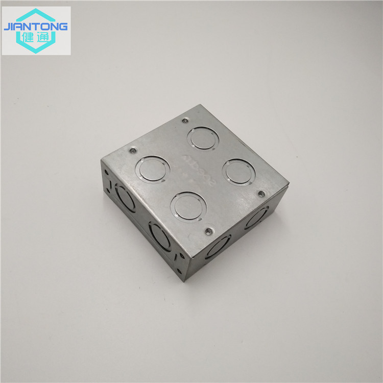 galvanized sheet metal stamped electrical junction box