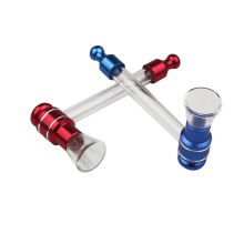 Cross-border hot selling creative hammer shape glass smoking pipe wholesale