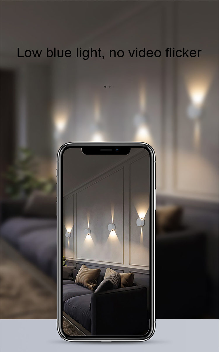 4*1W Outdoor Lights Wall Mounted Aluminum Wall Lamps Bedside Decoration Lighting For Home Hotel