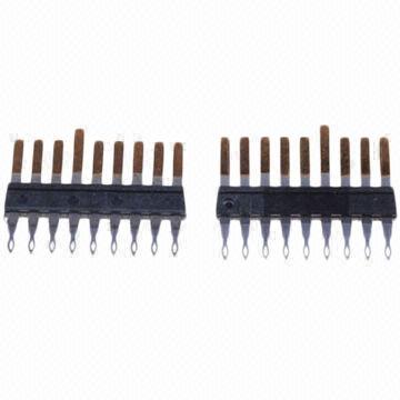 Over-molded connector pins, full tin-plated finish