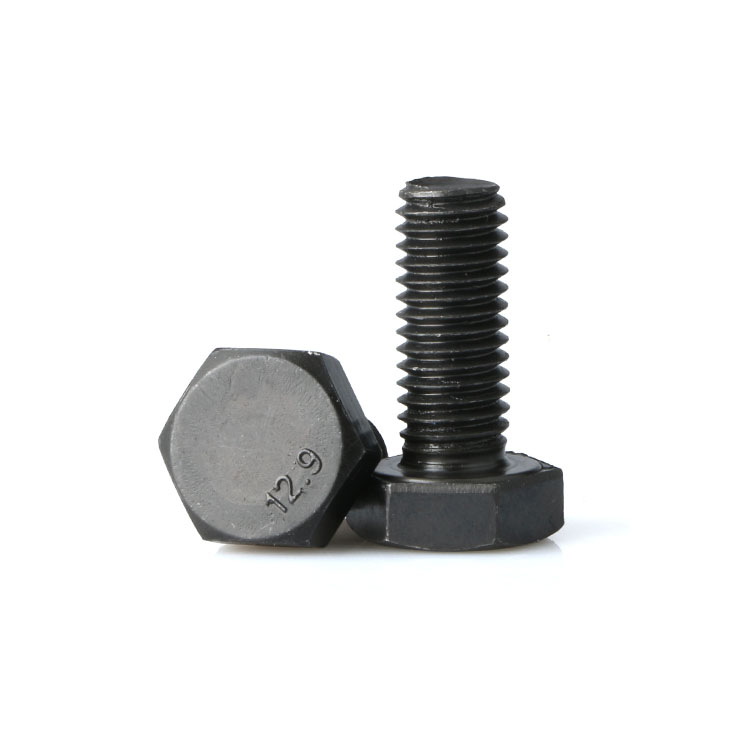 Kulstofstål 8.8 DIN931 Sort Oxide Bolt