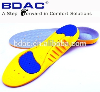 sports shoe soft foam polyurethane insole spots massaging insole