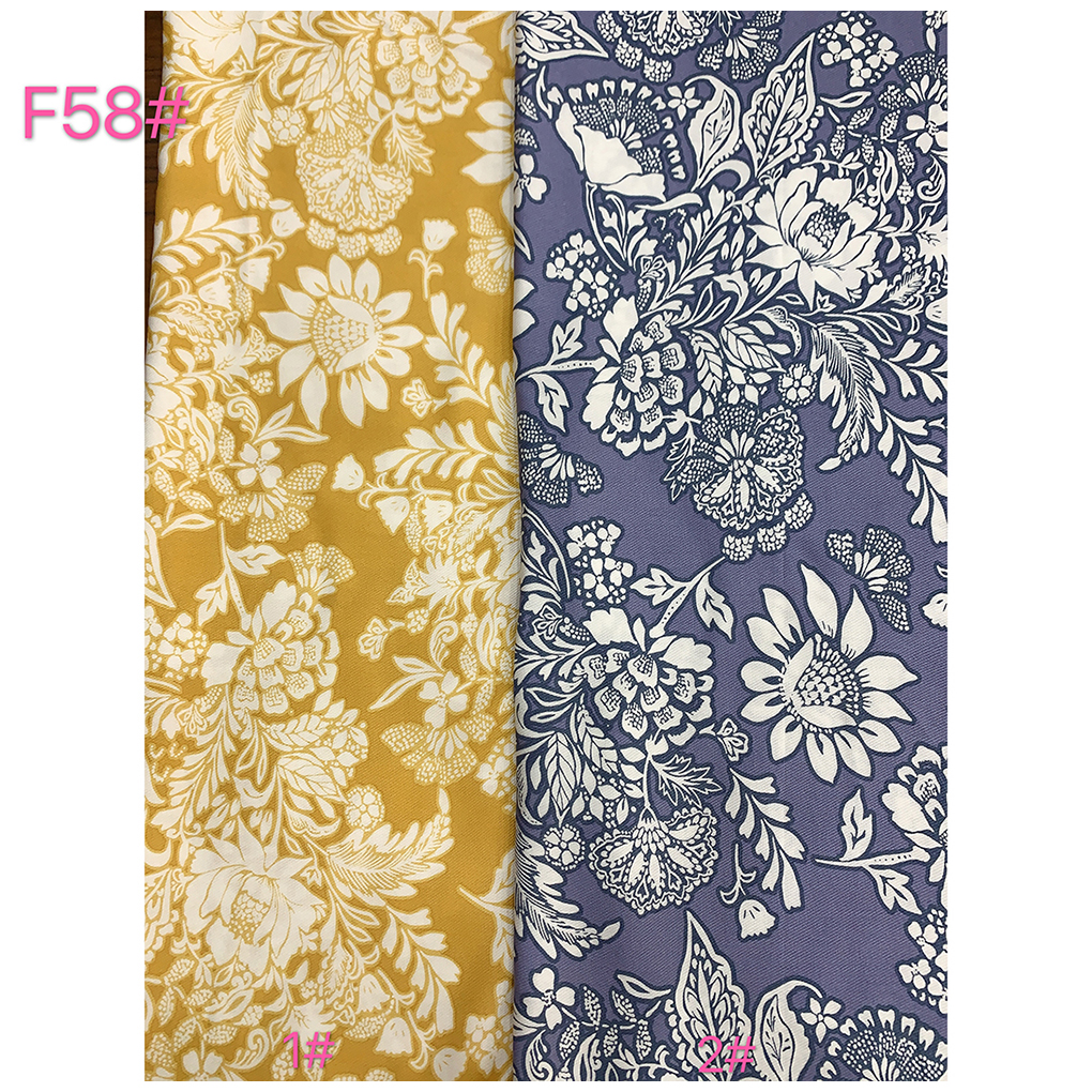 Factory ready goods small floral cute designs cotton printed twill children's cartoon cotton twill fabric