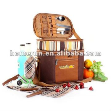 Picnic bags for 2/ bag with picnic tools