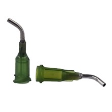 Stainless Steel Blunt Tip 14G 45 Degrees Elbow Dispensing Needles Distribution