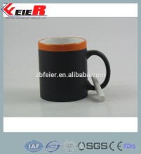 ceramic chalk mug,mug with blackboard