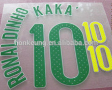 Heat transfer printing sports jersey numbers and letters