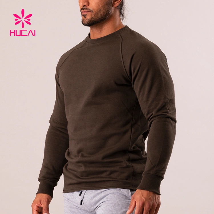 Wholesale Cotton Spandex Mens Plain Custom Sweat Shirt