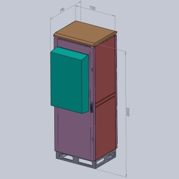 chinese outdoor telecom cabinet galvanized telecom cabinet/Telecom Base Station Outdoor Battery Cabinets