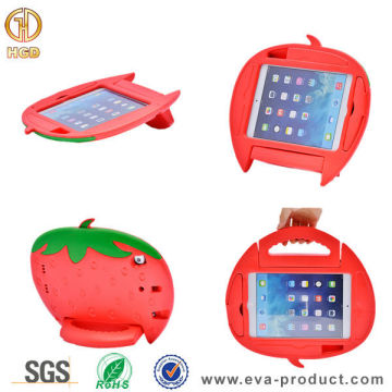 Strawberry Design Kids Friendly Case For iPad Mini ,Safe Kids Shockproof Case For iPad Mini 2