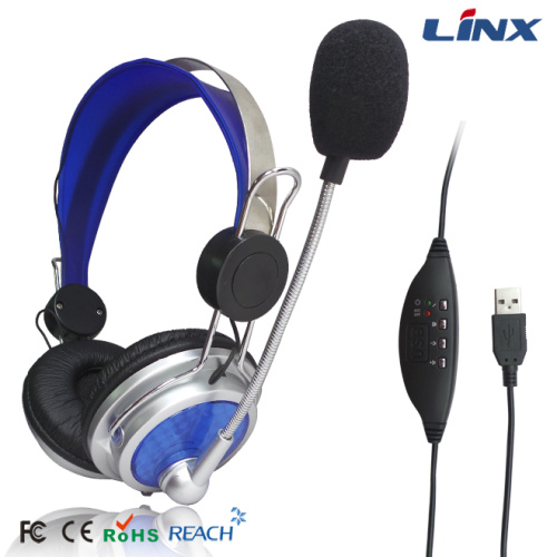 Computer Stereo Call Center USB-Kopfhörer-Gaming-Headset