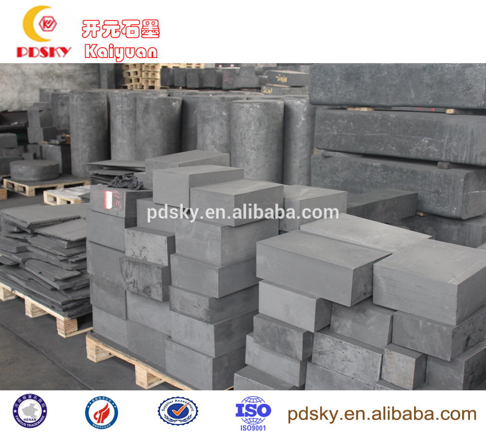 Tayada sare ee Hardness Molded Graphite Block