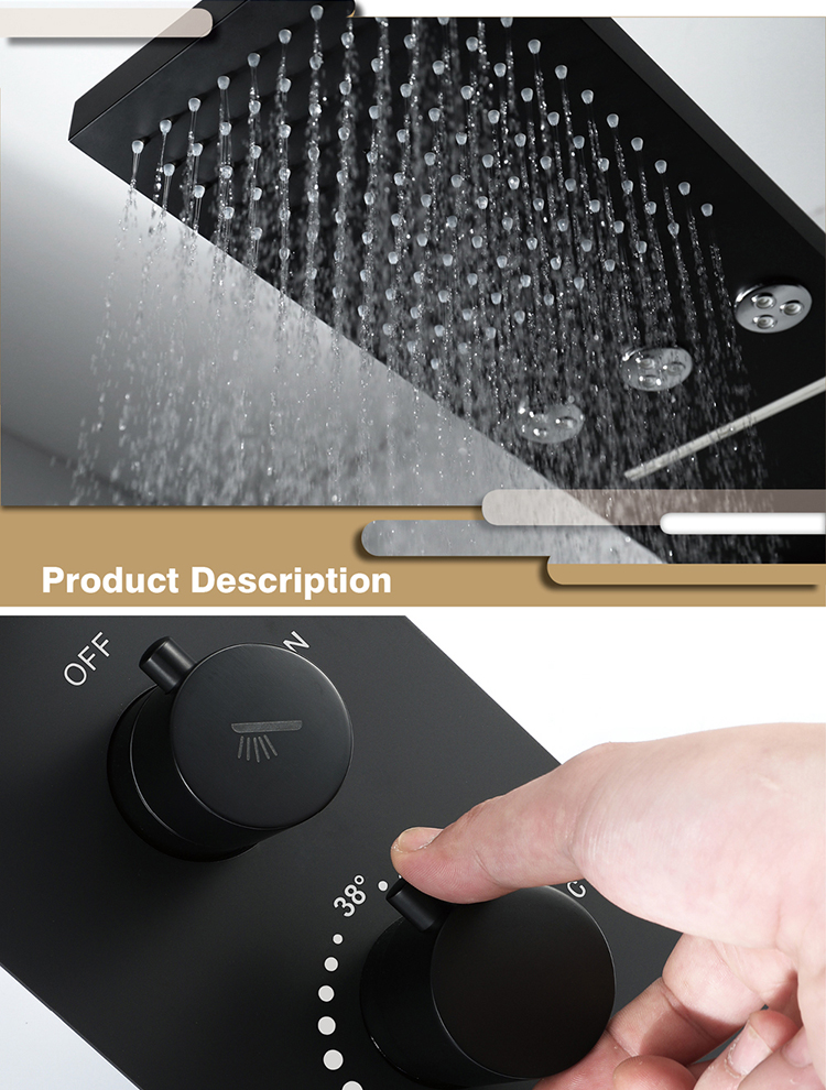 Black Shower Head