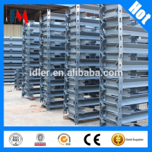 Belt conveyor roller frame, idler support, conveyor system stand