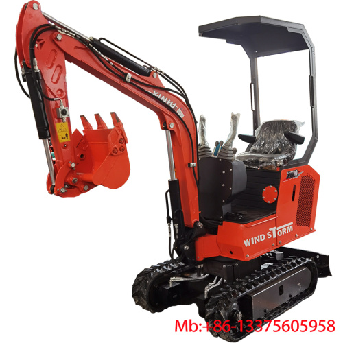 Swing boom mini crawler excavator Windstorm XN10