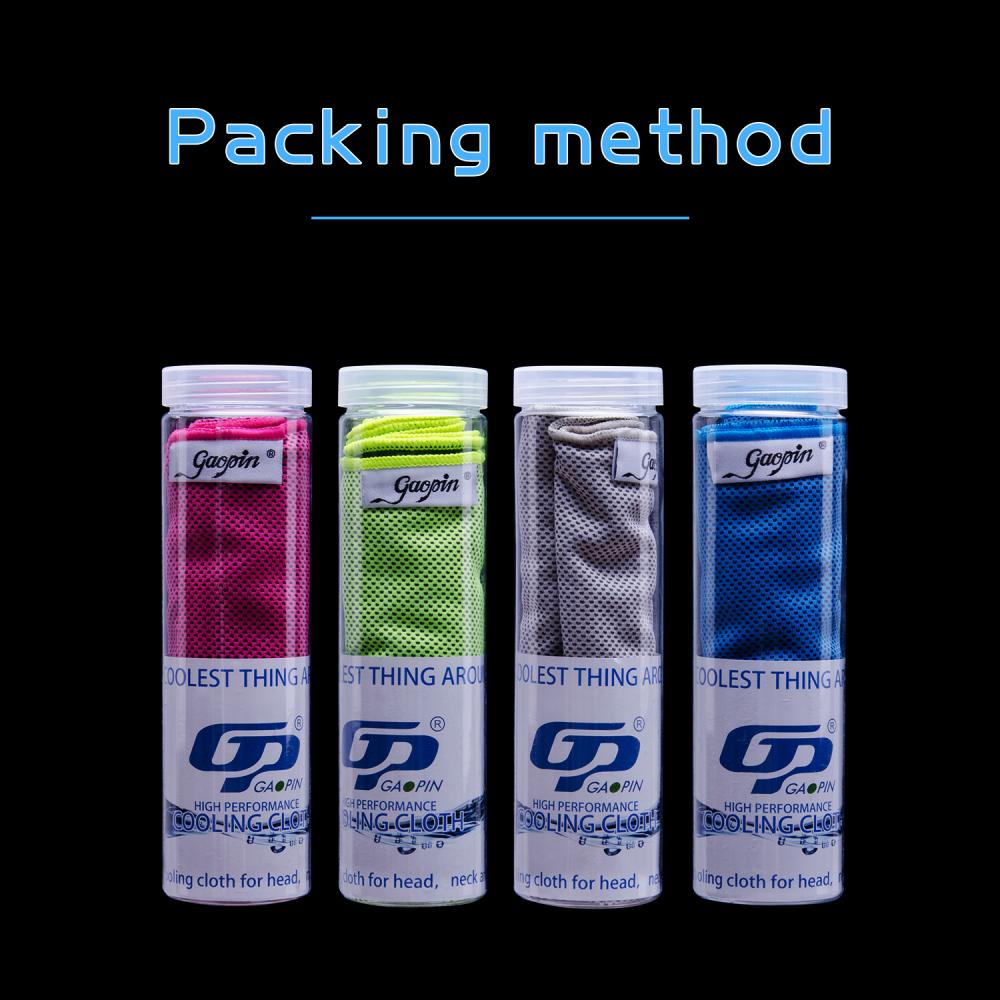 package of golf cooling towel